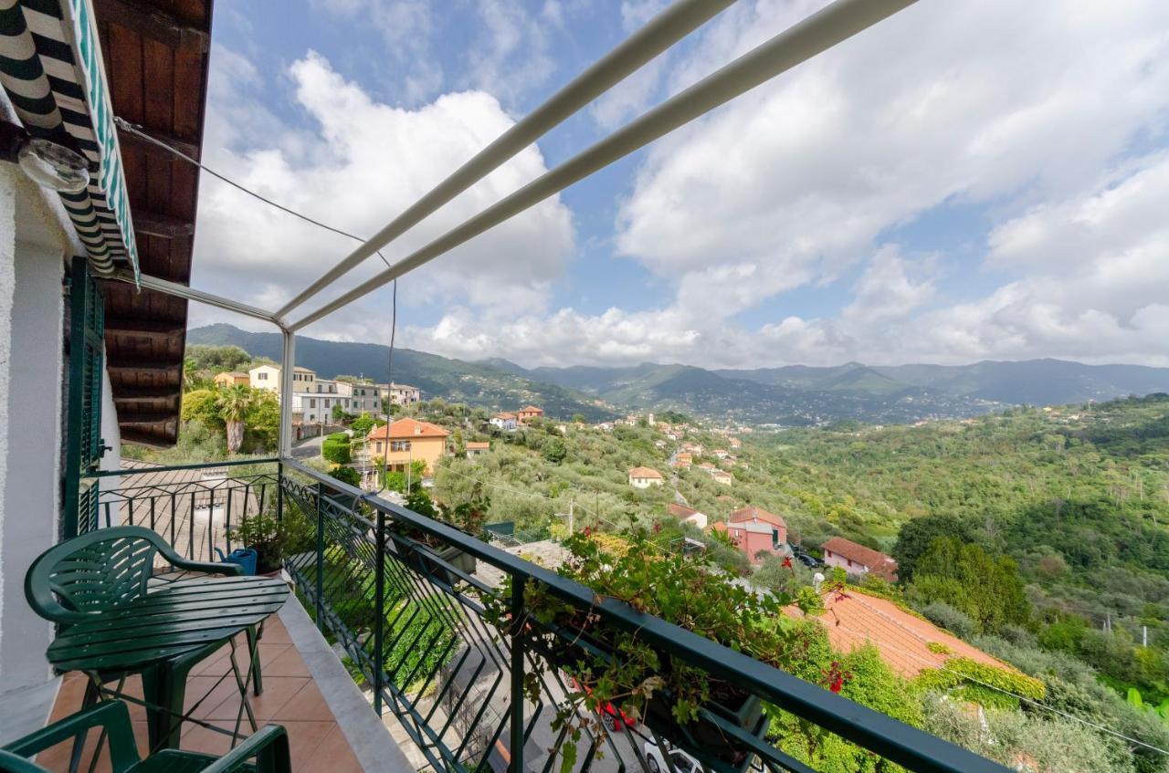 Ca' Do Pescou, Charming 2,Bedroom Apartment With Stunning Hill Views Overlooking The Greenery Рапало Екстериор снимка